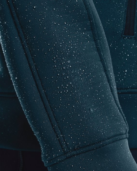 Sweat à capuche entièrement zippé UA Storm Daytona pour femme, Blue, pdpMainDesktop image number 3